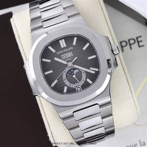 patek philippe vintage moonphase steel year calendar|Patek Philippe Nautilus Moon phase .